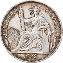 Coin, FRENCH INDO-CHINA, 20 Cents, 1922, Paris, EF(40-45), Silver, KM:17.1