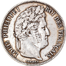 Monnaie, France, Louis-Philippe, 5 Francs, 1835, Lyon, TB+, Argent, Gadoury:678