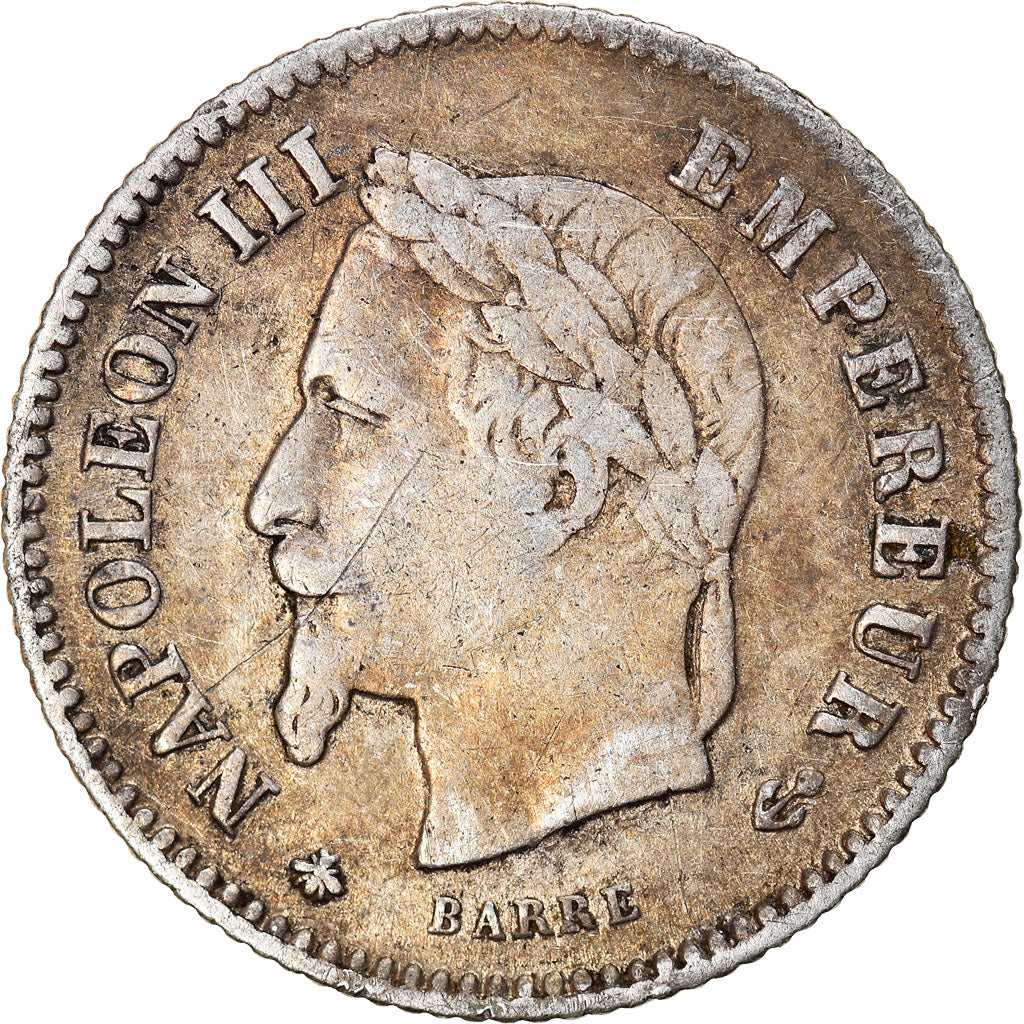 Monnaie, France, Napoleon III, Napoléon III, 20 Centimes, 1867, Paris, TTB+