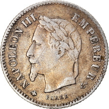 Monnaie, France, Napoleon III, Napoléon III, 20 Centimes, 1867, Paris, TTB+