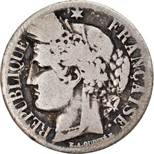 Münze, Frankreich, Cérès, Franc, 1849, Paris, SGE+, Silber, KM:759.1, Le