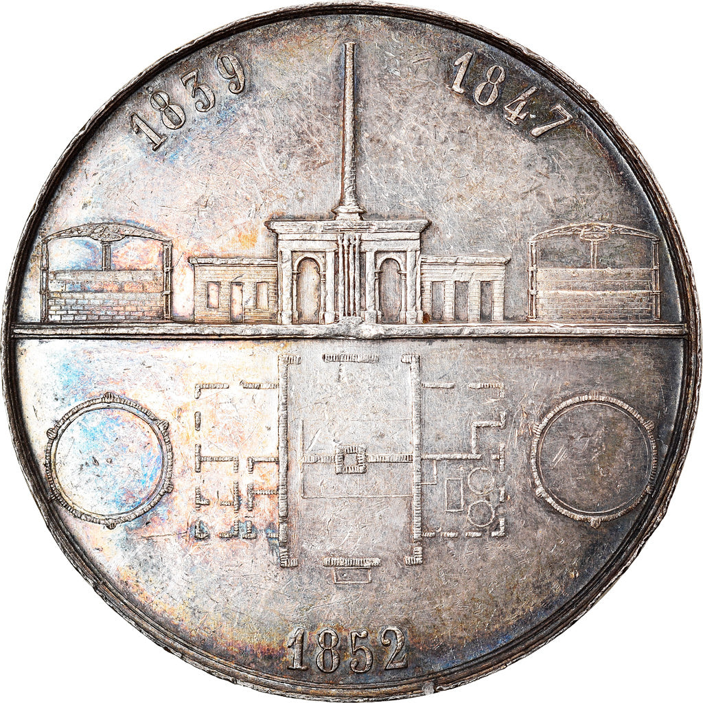 Argélia, Medal, Compagnie Centrale de l'Eclairage au Gaz Hydrogène, 1852
