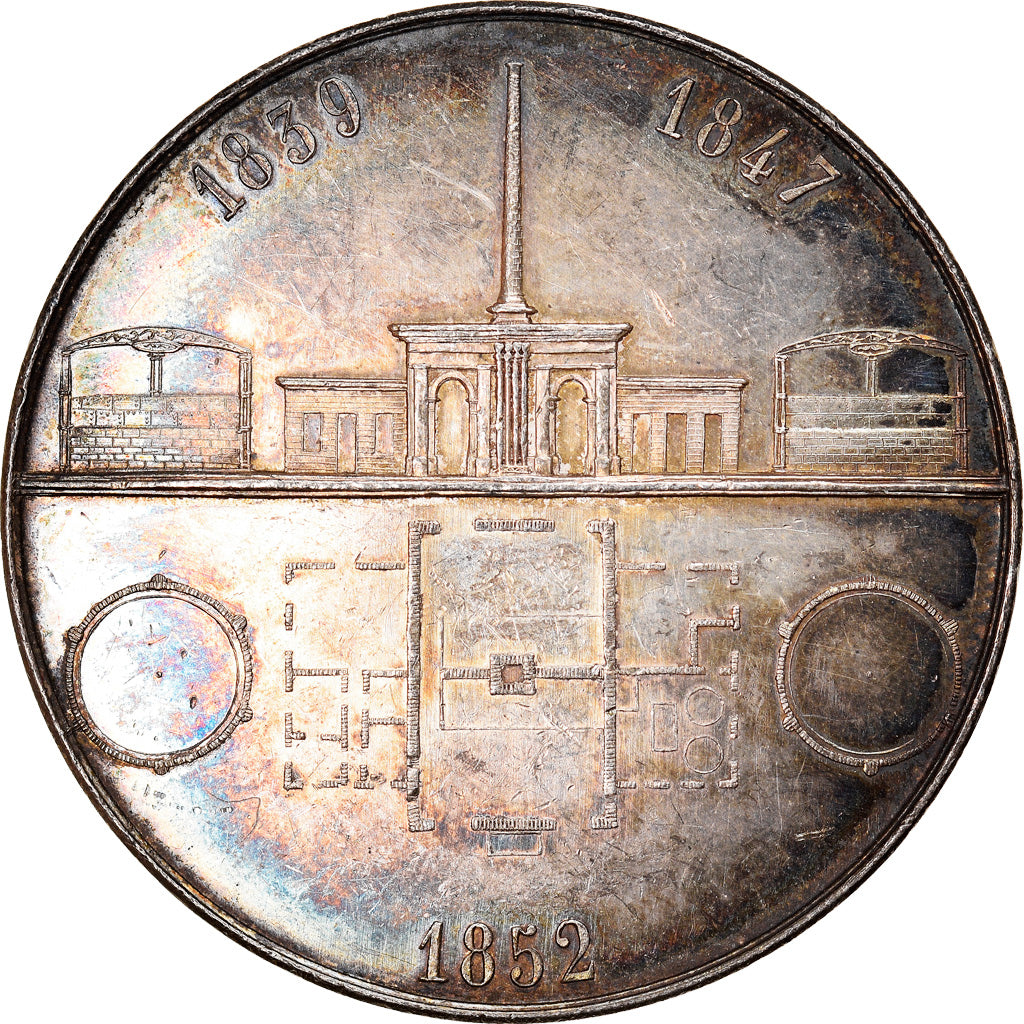 Argélia, Medal, Compagnie Centrale de l'Eclairage au Gaz Hydrogène, 1852