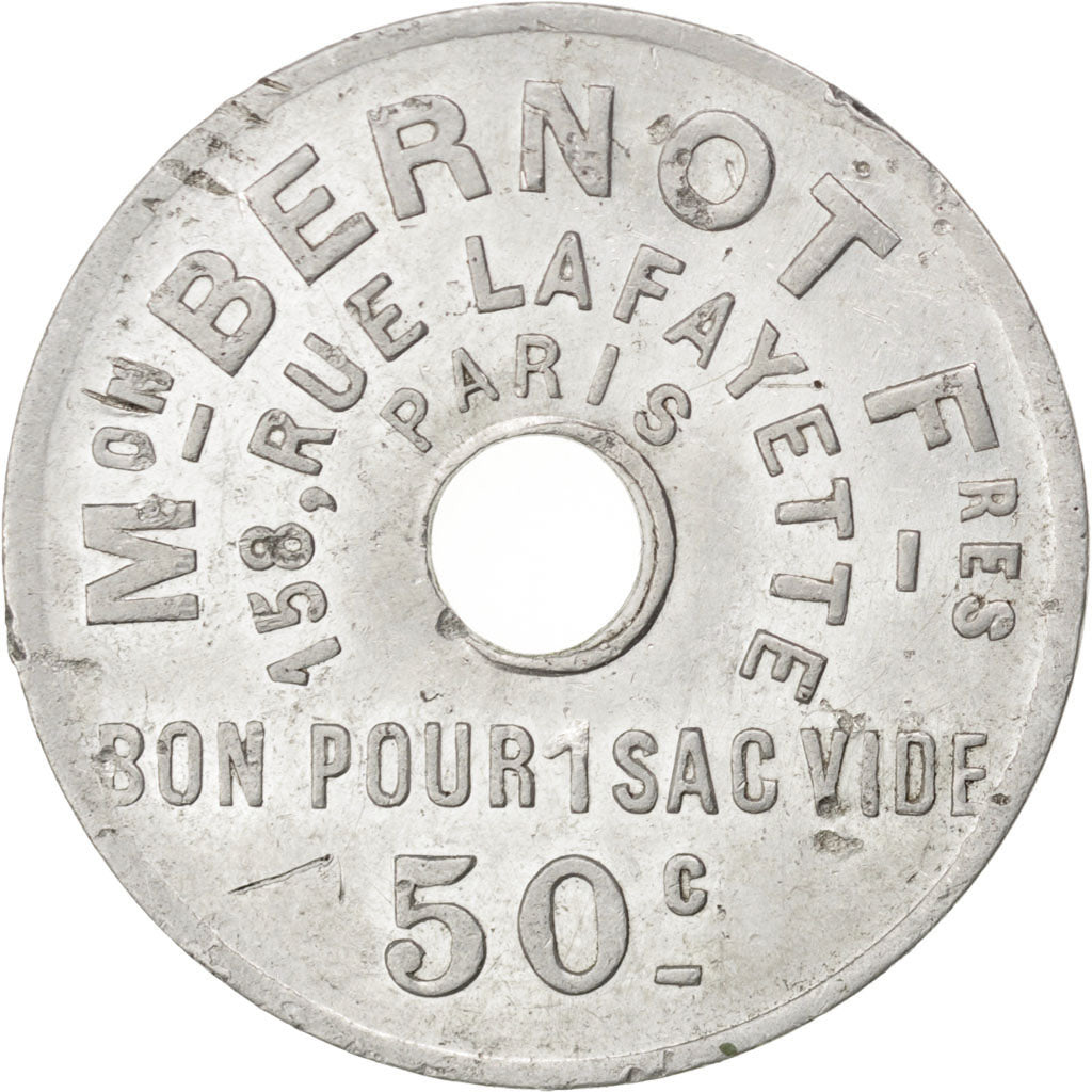 France, 50 Centimes, EF(40-45), Aluminium, Elie #M35.1, 1.47