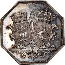 France, Token, Banque de Paris et des Pays Bas, Stern, MS(60-62), Silver