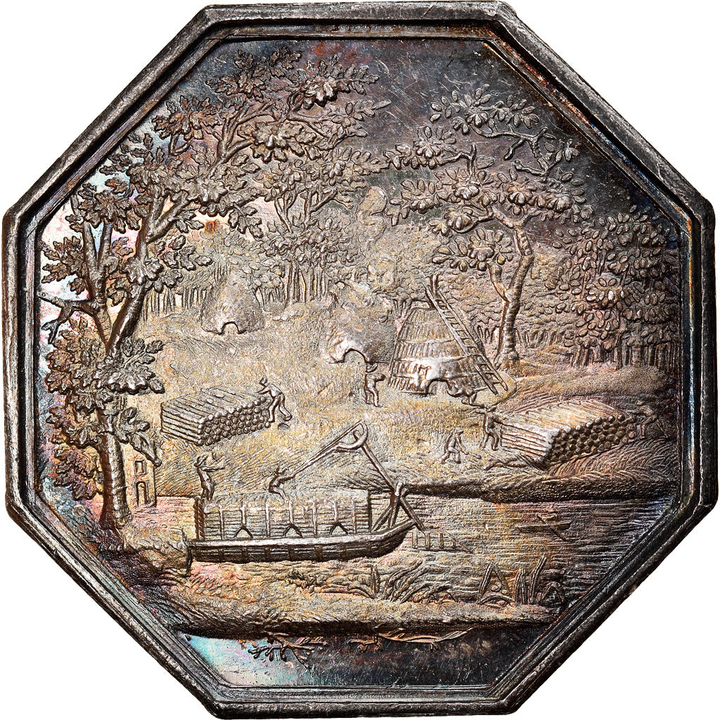 Francia, Token, Trades, Business & industry, 1820, commerce de charbons de bois