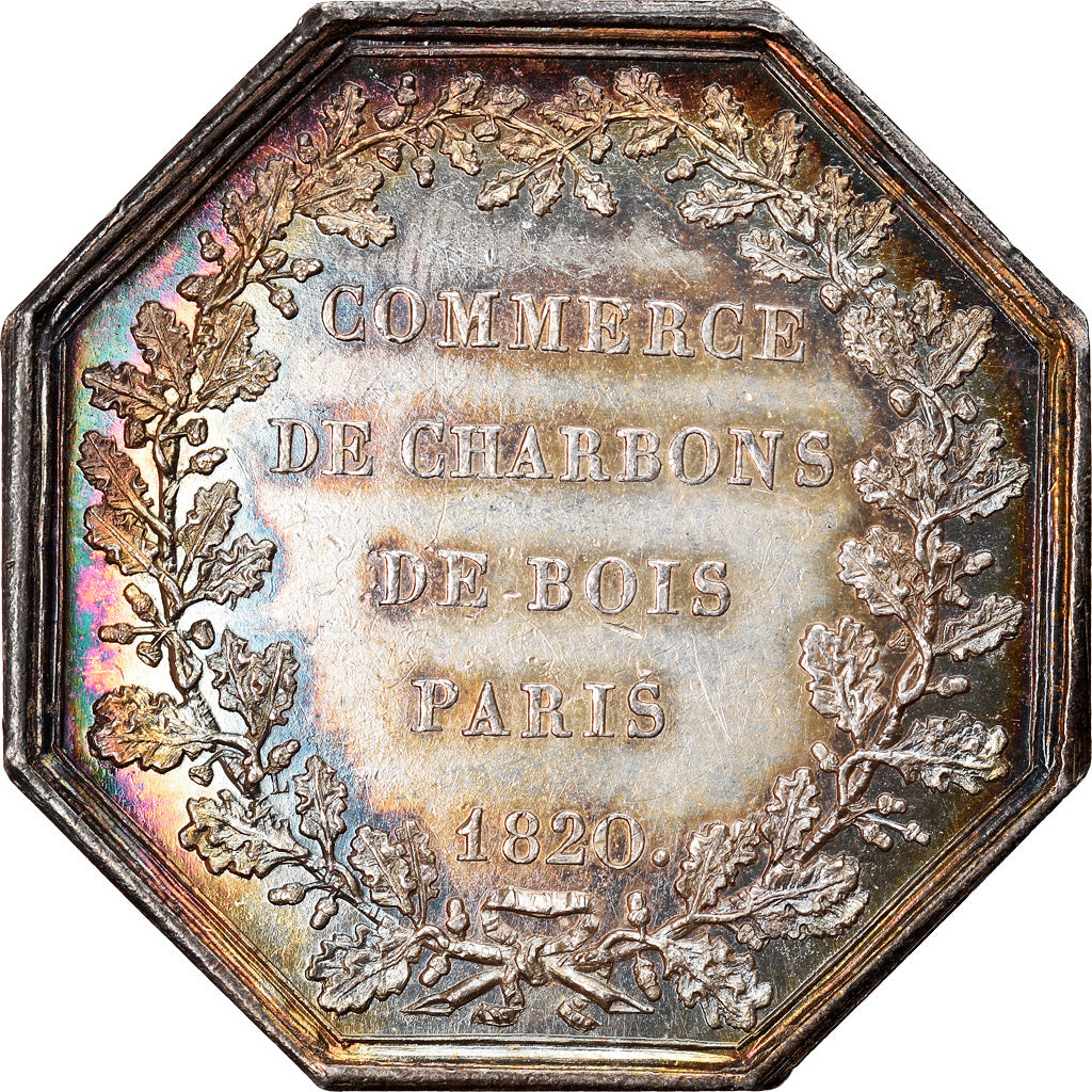 Francia, Token, Trades, Business & industry, 1820, commerce de charbons de bois