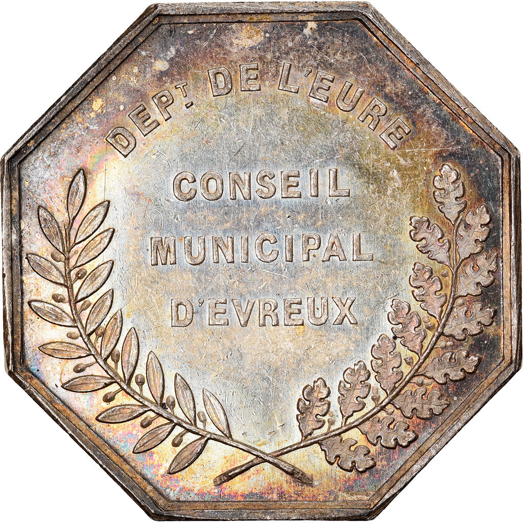France, Token, conseil municipal d'Evreux, département de l'Eure, MS(60-62)