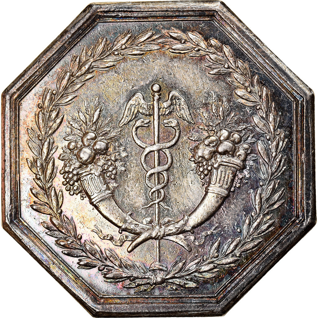 France, Token, Banques, Caisse d'Escompte, 1776, AU(50-53), Silver