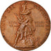 France, Token, Ligue des Patriotes, History, 1882, Mercié, AU(55-58), Bronze