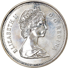 Coin, Canada, Elizabeth II, Dollar, 1989, Royal Canadian Mint, Ottawa, Proof