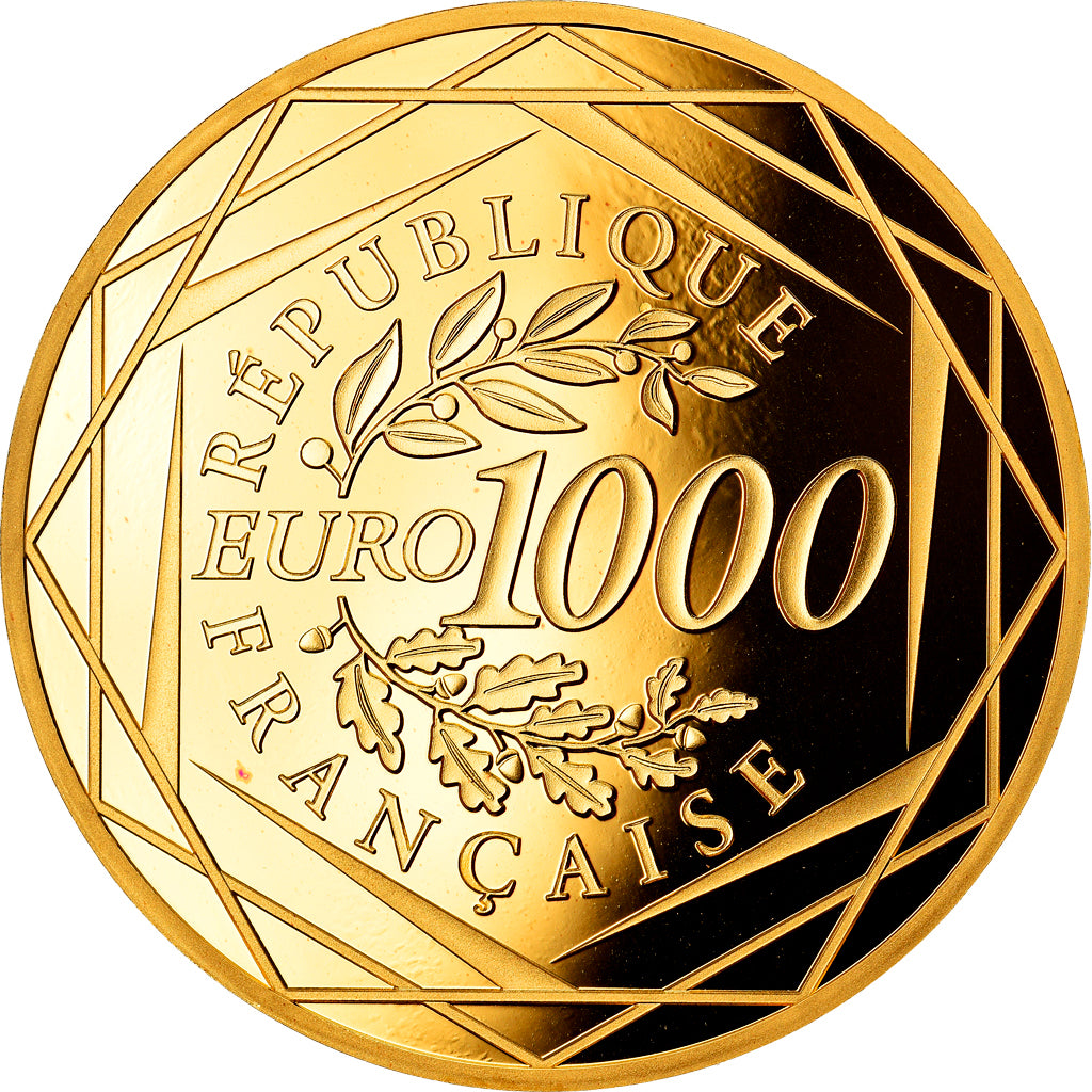 France, 1000 Euro, 2015, Paris, Coq, MS(65-70), Gold