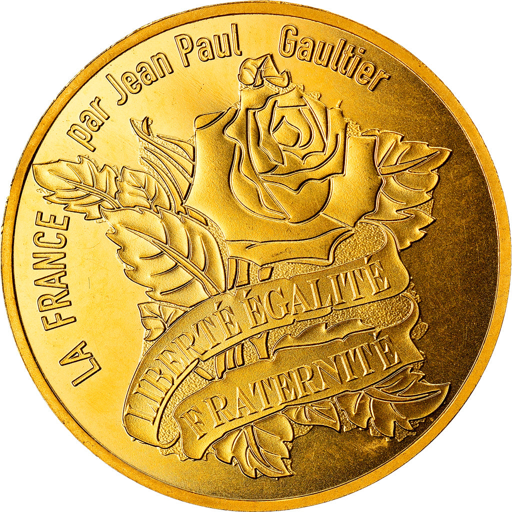 France, 200 Euro, Jean Paul Gaultier, 2017, Paris, MS(65-70), Gold