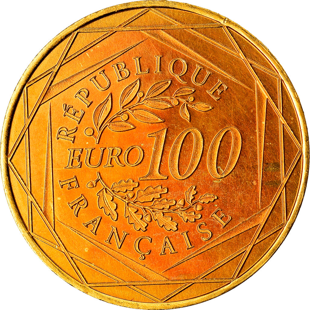 France, 100 Euro, Coq, 2015, Paris, BE, MS(65-70), Gold