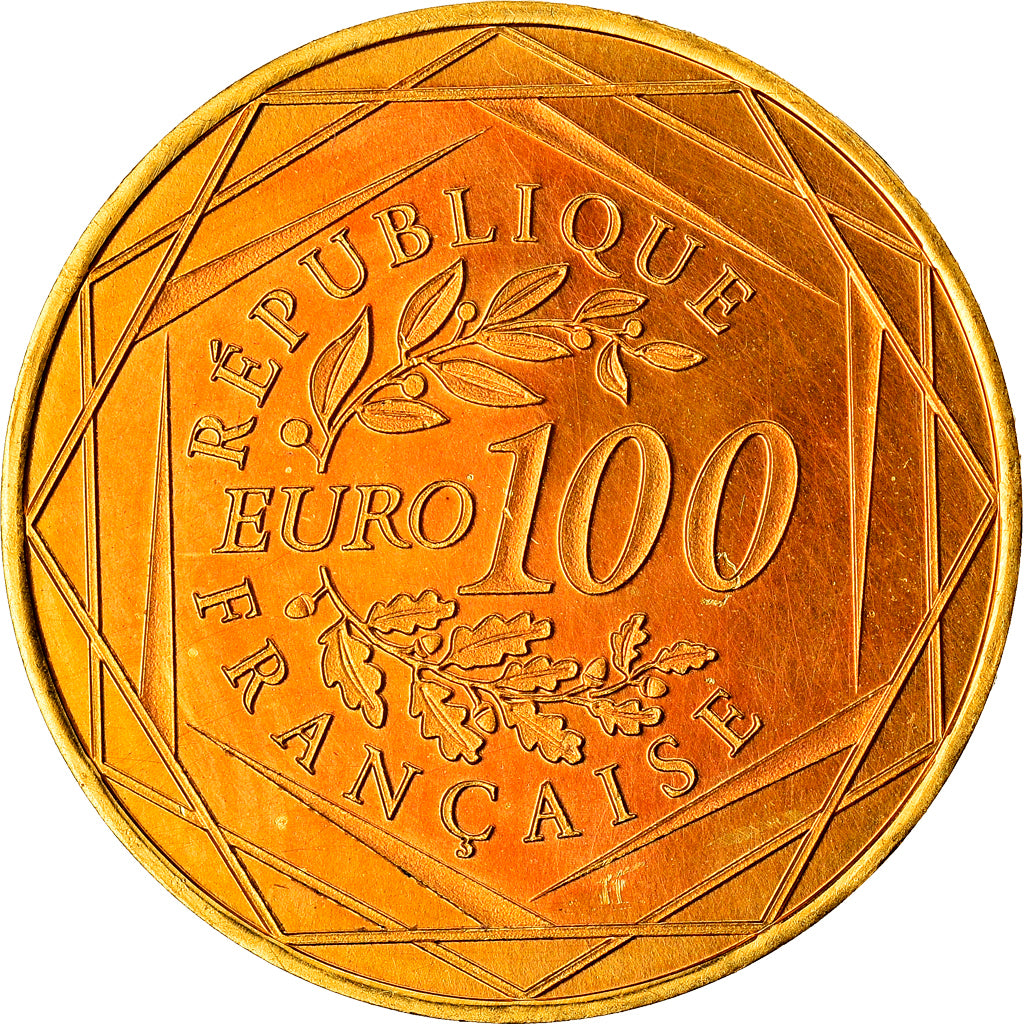 France, 100 Euro, Coq, 2015, Paris, BE, MS(65-70), Gold
