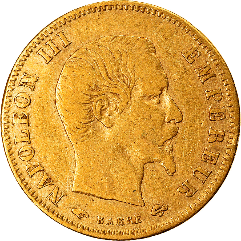 Coin, France, Napoleon III, Napoléon III, 5 Francs, 1856, Paris, VF(30-35)