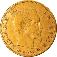 Coin, France, Napoleon III, Napoléon III, 5 Francs, 1856, Paris, VF(30-35)