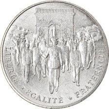 Coin, France, Libération de Paris, 100 Francs, 1994, AU(55-58), Silver