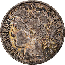 Monnaie, France, Cérès, Franc, 1872, Bordeaux, TB+, Argent, Gadoury:465a