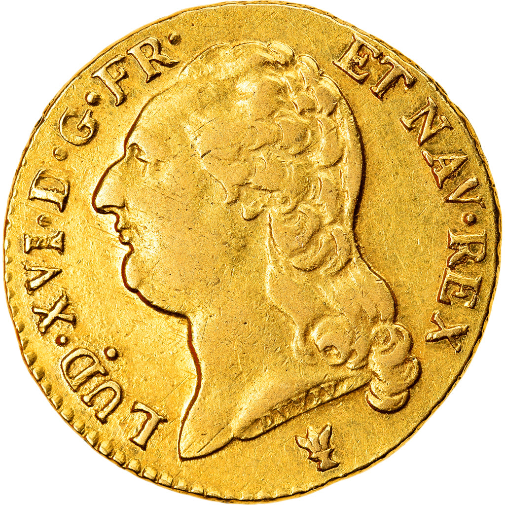 Münze, Frankreich, Louis XVI, Louis d'or à la tête nue, Louis d'Or, 1787