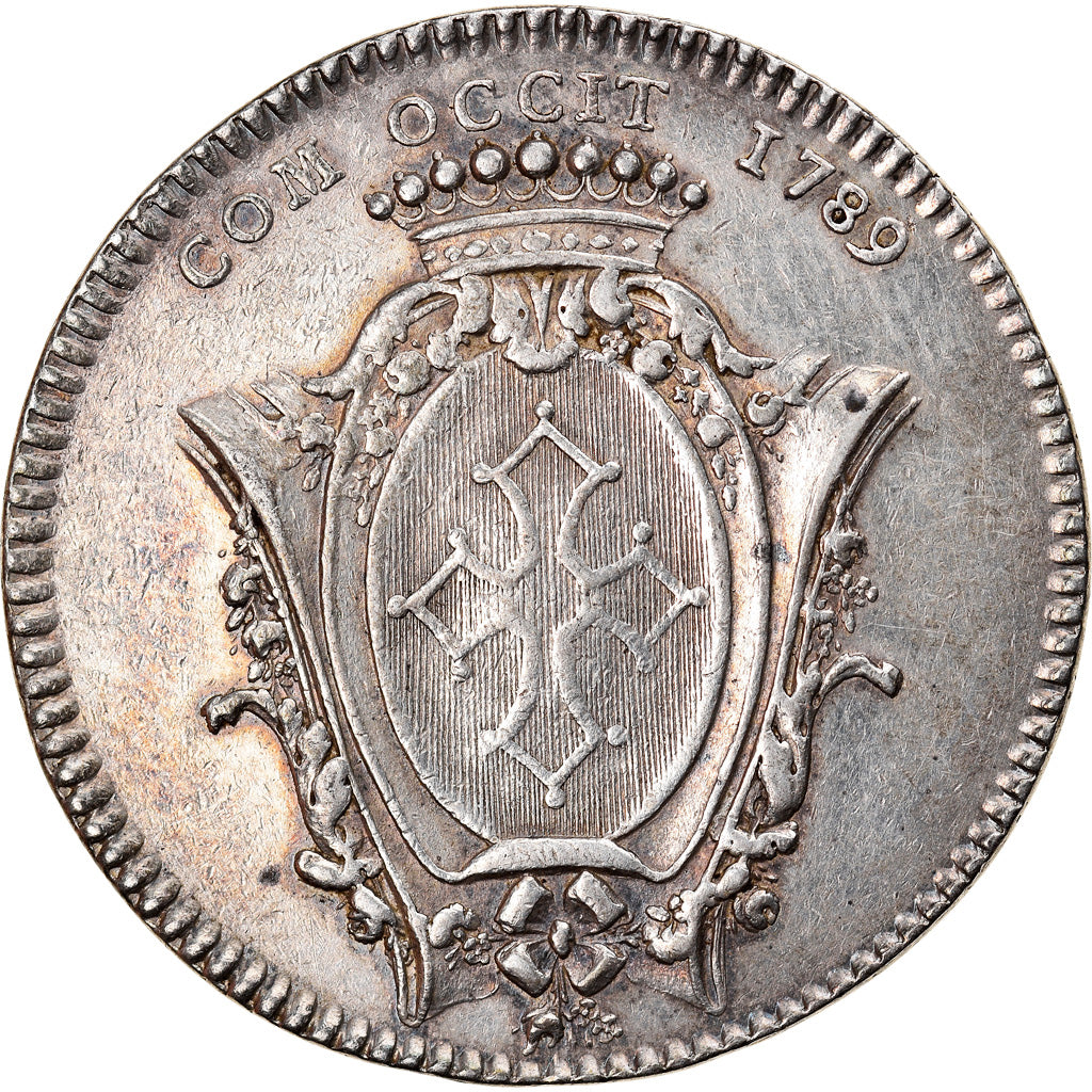 Francia, Token, Royal, 1789, BB+, Argento, Feuardent:11010