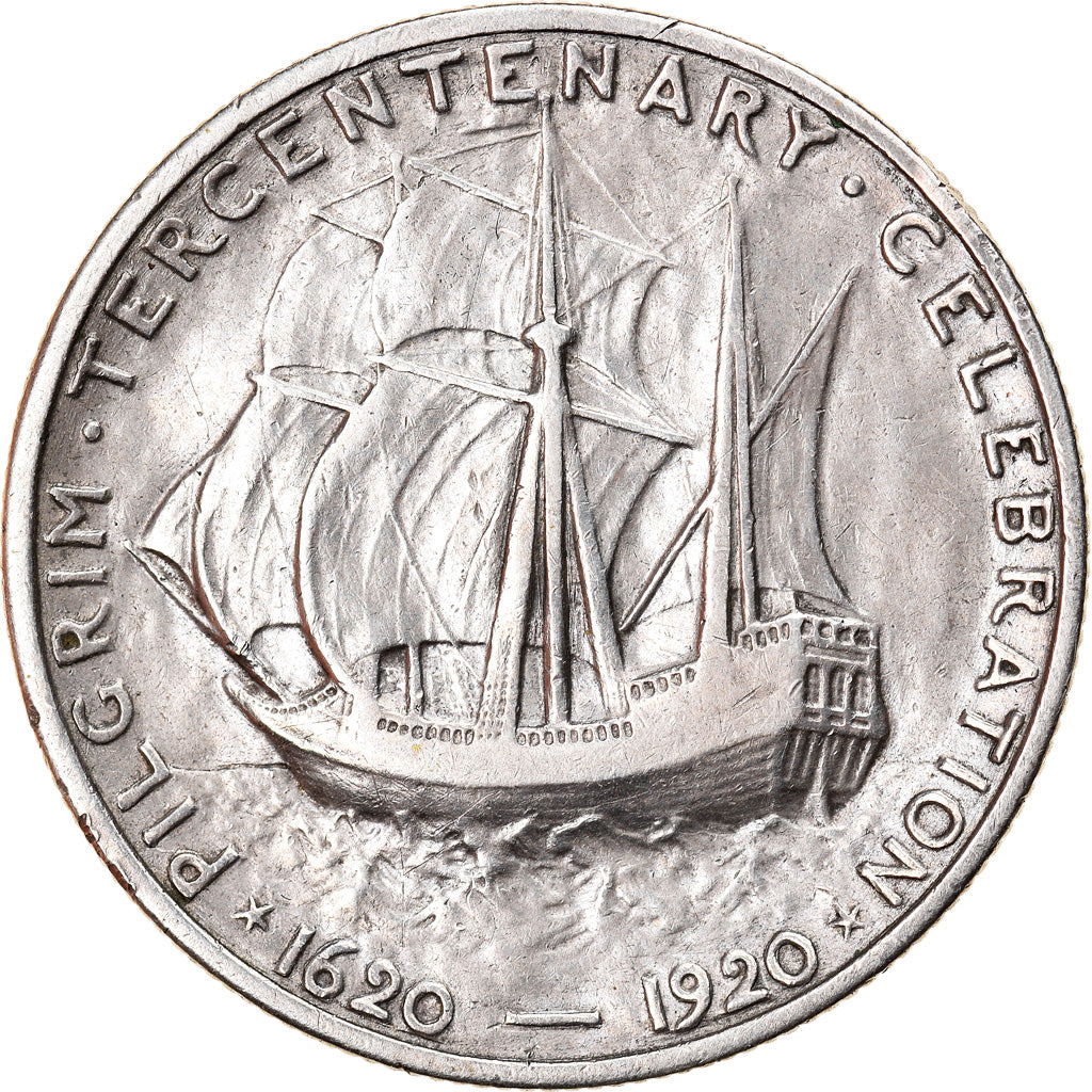 Coin, United States, Half Dollar, 1920, U.S. Mint, Philadelphia, AU(50-53)
