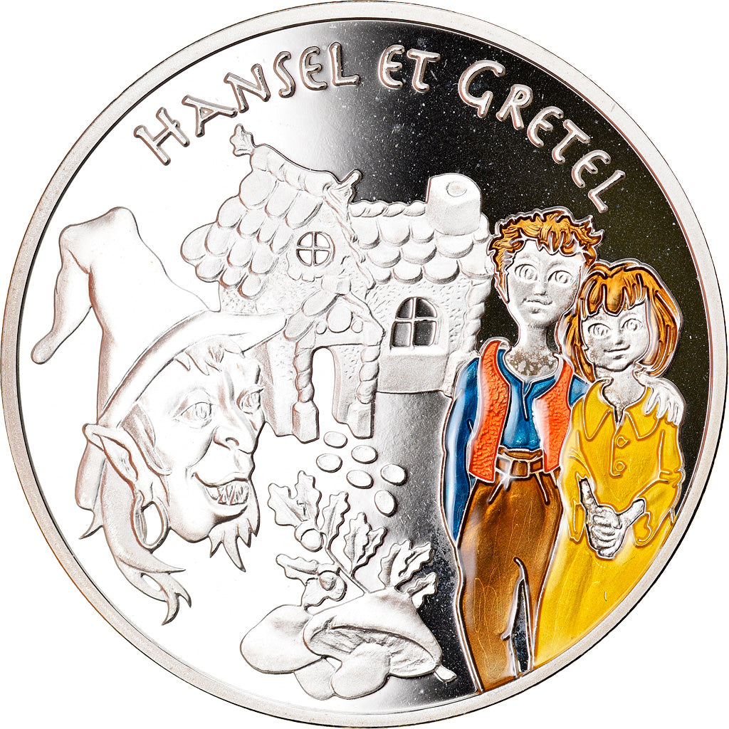 France, 1-1/2 Euro, Hänsel and Gretel, 2003, Paris, MS(65-70), Silver, KM:1357
