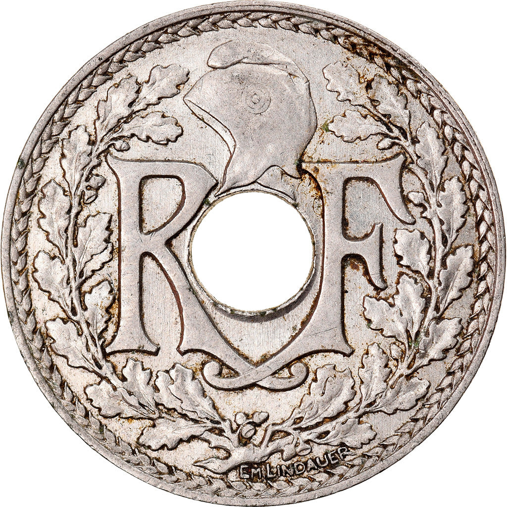 Coin, France, Lindauer, 25 Centimes, 1914, AU(50-53), Nickel, KM:867