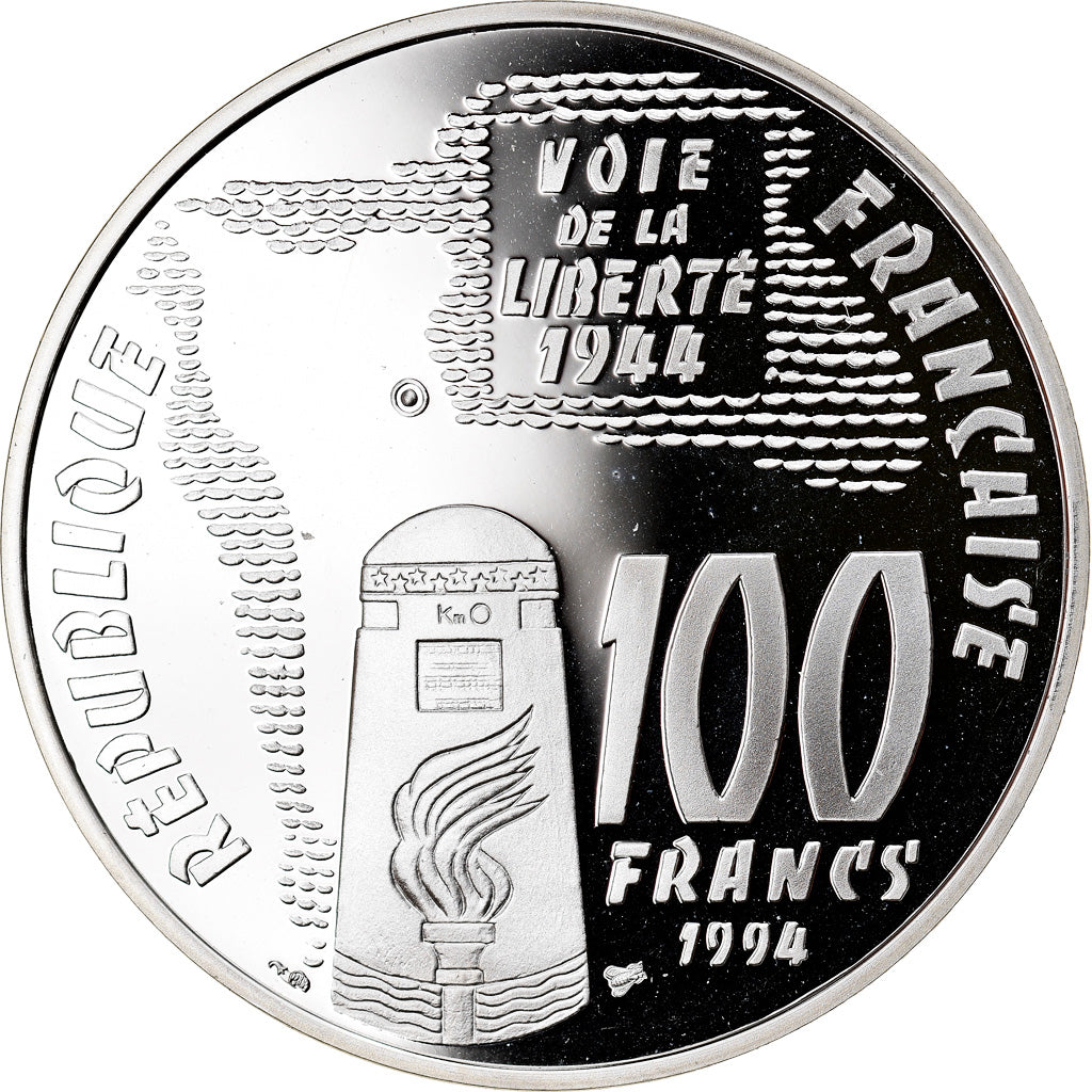 Coin, France, 100 Francs, 1994, BE, MS(65-70), Silver, KM:1043, Gadoury:C85