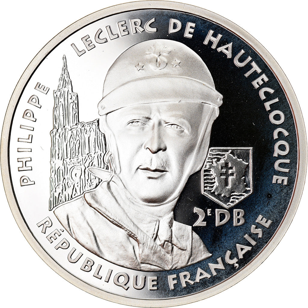 Moneta, Francia, Philippe Leclerc de Hauteclocque, 100 Francs, 1994, Proof, FDC