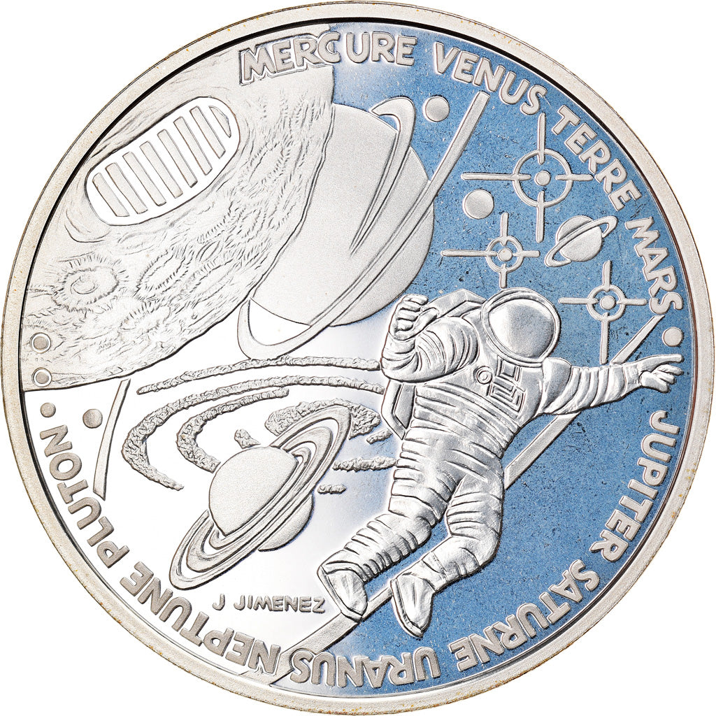Coin, France, La Conquête de l'Espace, 10 Francs, 2000, Paris, Proof