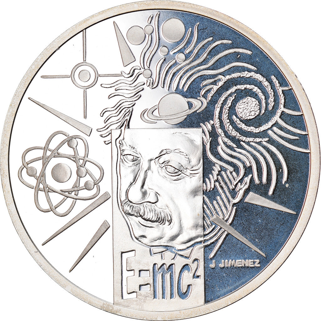 Moneta, Francia, Le Siècle de la Physique, 10 Francs, 2000, Paris, BE, FDC