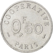 France, 50 Centimes, MS(60-62), Aluminium, Elie #C1055.1, 0.70