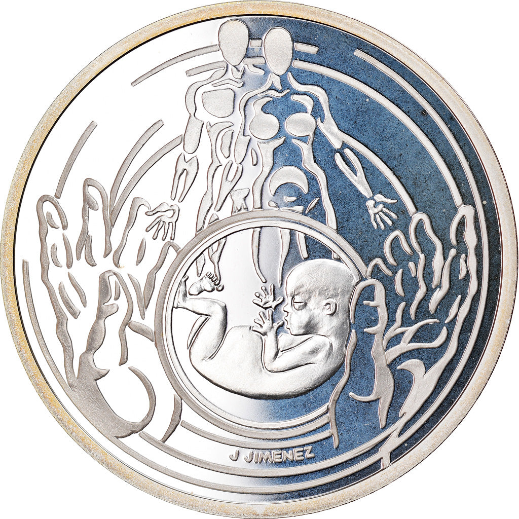 Monnaie, France, Le siècle des sciences de la Vie, 10 Francs, 2000, Paris, BE