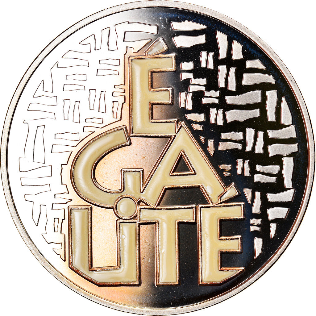 Coin, France, Egalité, 6.55957 Francs, 2001, Paris, Proof, MS(65-70), Silver