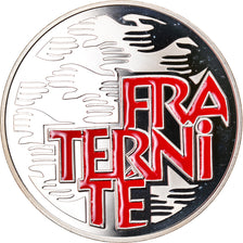 Coin, France, FRATERNITE, 6.55957 Francs, 2001, Paris, Proof, MS(65-70), Silver