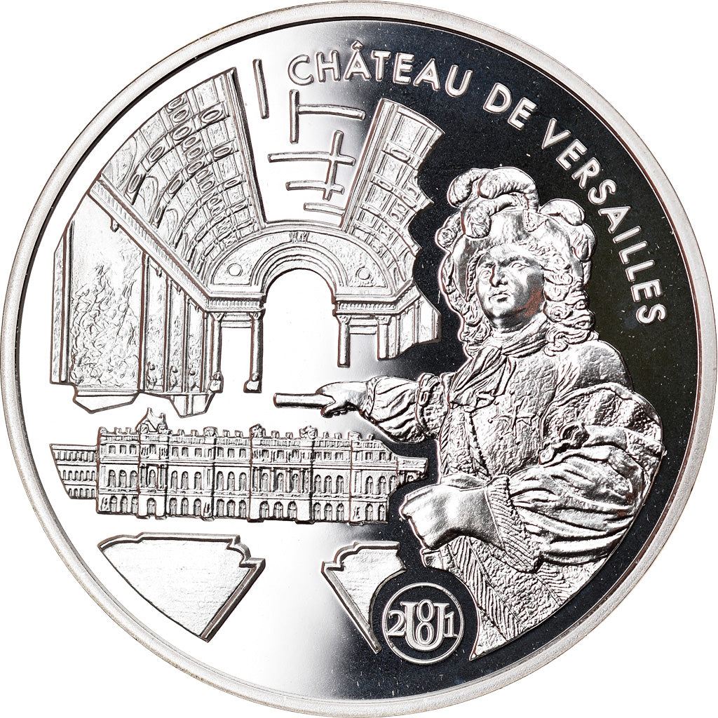 Coin, France, Château de Versailles, 10 Francs, 2001, Paris, Proof, MS(65-70)