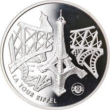 Coin, France, Tour Eiffel, 10 Francs, 2001, Proof, MS(65-70), Silver, KM:1274