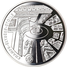 Coin, France, Champs-Elysées, 10 Francs, 2001, Paris, Proof, MS(65-70), Silver