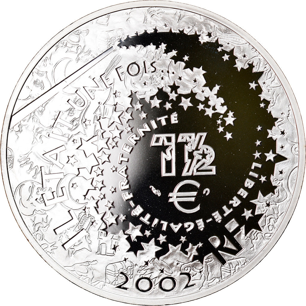 France, 1-1/2 Euro, Cinderella, 2002, Proof, FDC, Argent, KM:1841