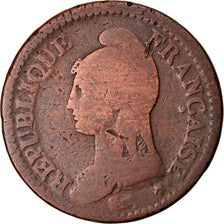 Coin, France, Dupré, Decime, AN 4, Paris, Modification du 2 décimes
