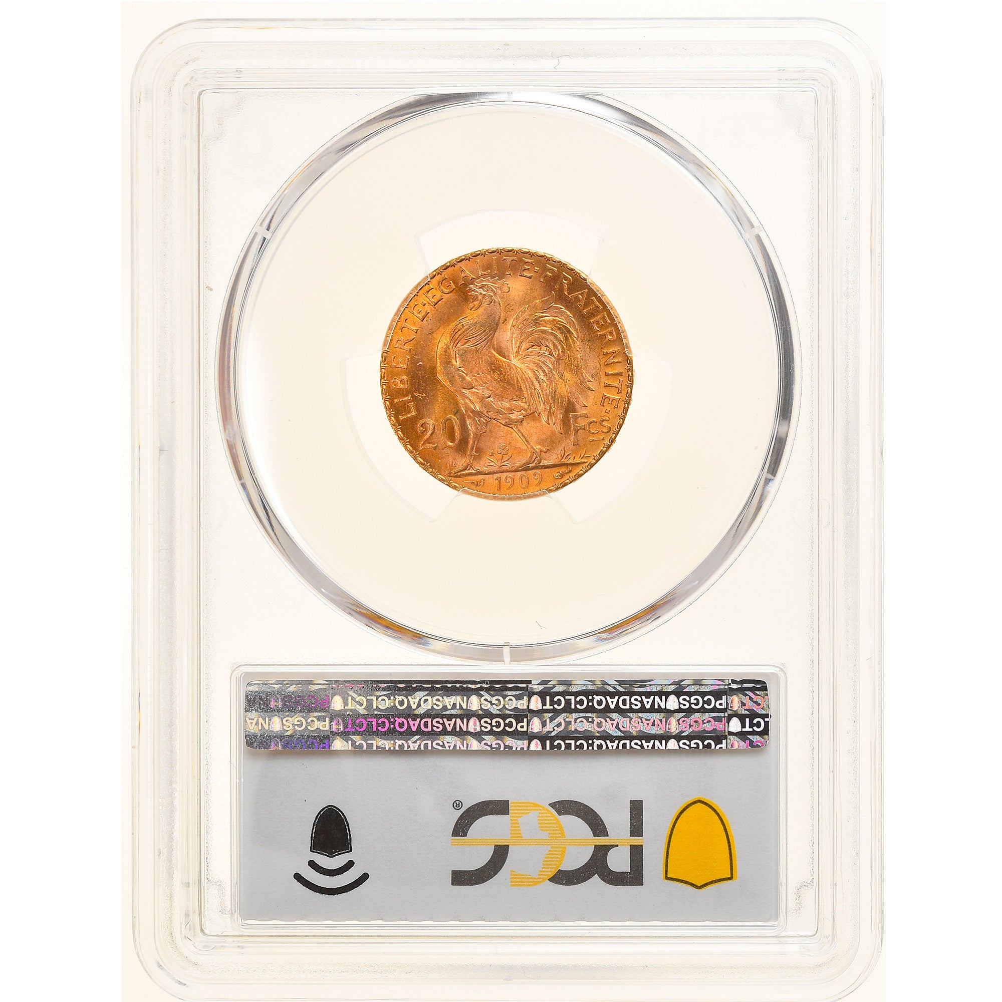 Monnaie, France, Marianne, 20 Francs, 1909, Paris, PCGS, MS66, FDC, Or