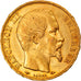 Moneta, Francja, Napoleon III, Napoléon III, 20 Francs, 1860, Paris, AU(55-58)