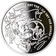 Moneta, Francia, Jean Jaurès, 100 Francs, 1999, Paris, Proof, FDC, Argento