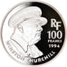 Monnaie, France, Churchill, 100 Francs, 1994, BE, FDC, Argent, Gadoury:C81