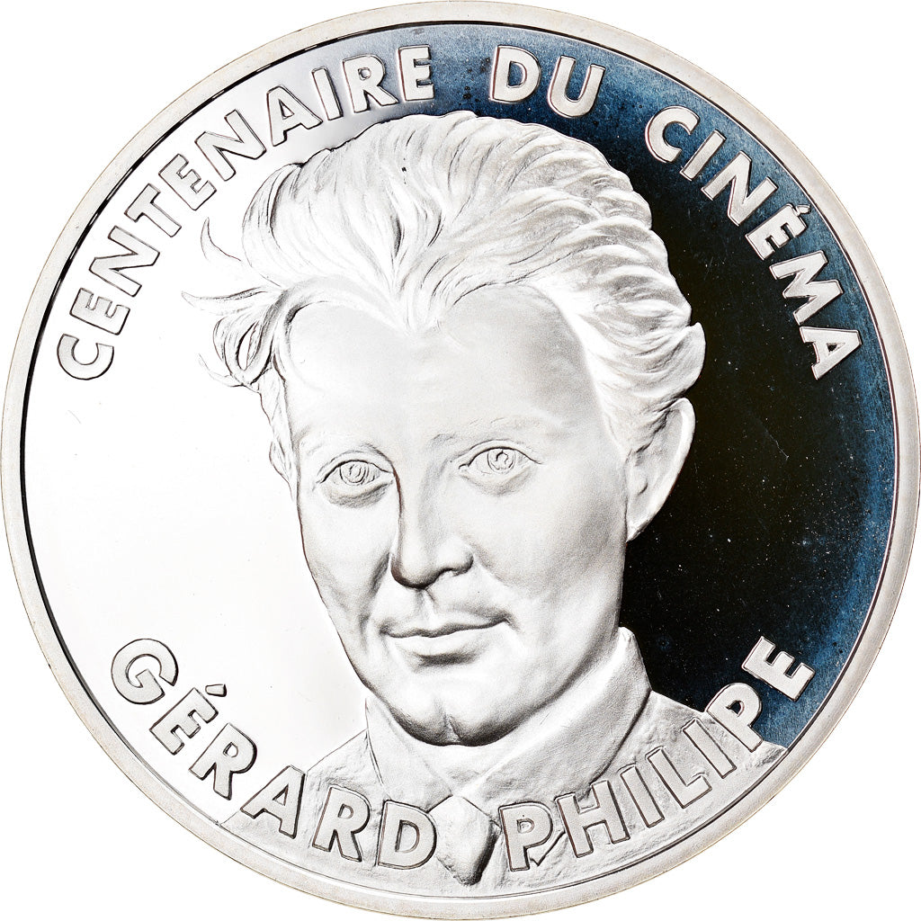 Coin, France, Gérard Philippe, 100 Francs, 1995, Paris, MS(65-70), Silver