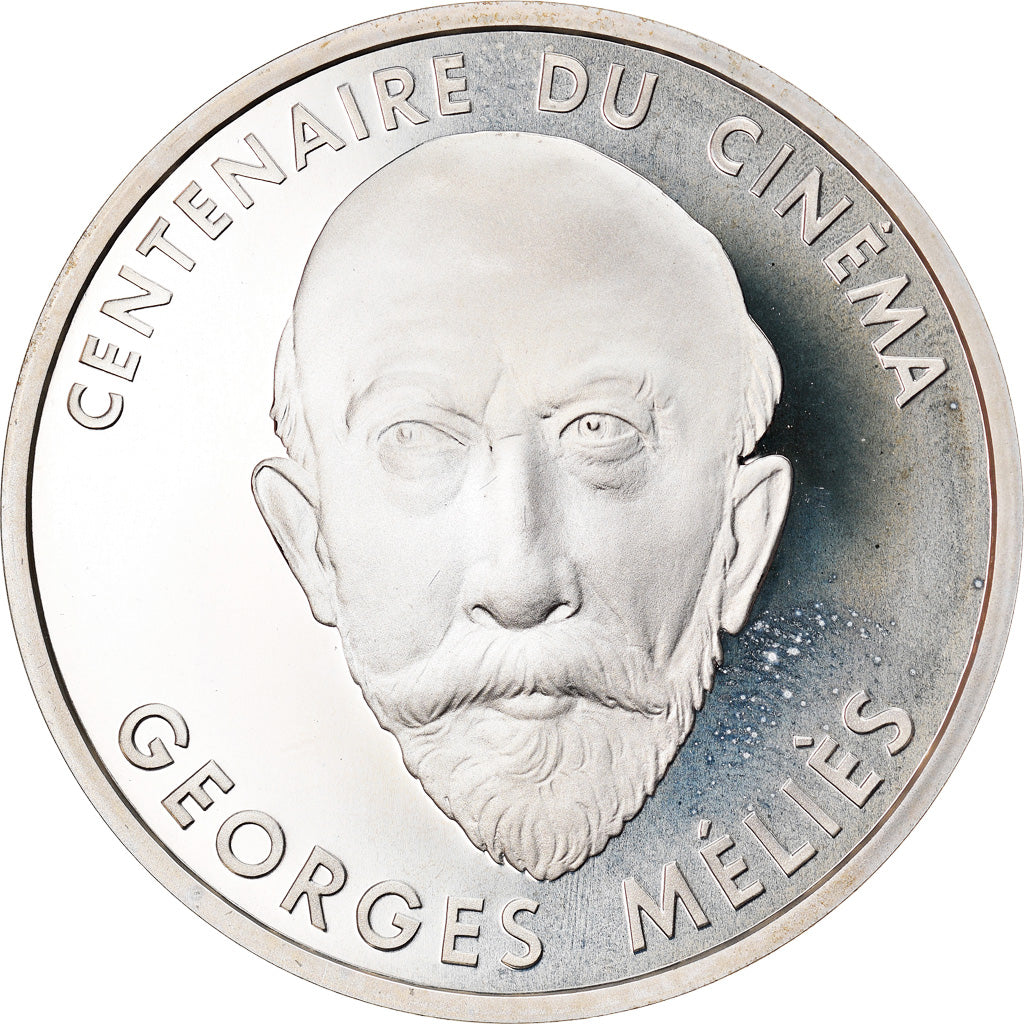 Monnaie, France, Georges Méliès, 100 Francs, 1995, Paris, FDC, Argent