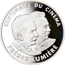 Monnaie, France, Frères Lumière, 100 Francs, 1995, BE, FDC, Argent