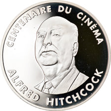 Coin, France, Alfred Hitchcock, 100 Francs, 1995, MS(65-70), Silver, KM:1088