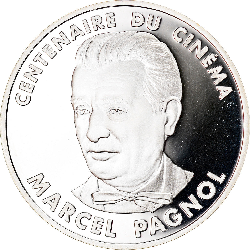 Coin, France, Marcel Pagnol, 100 Francs, 1995, Paris, BE, MS(65-70), Silver